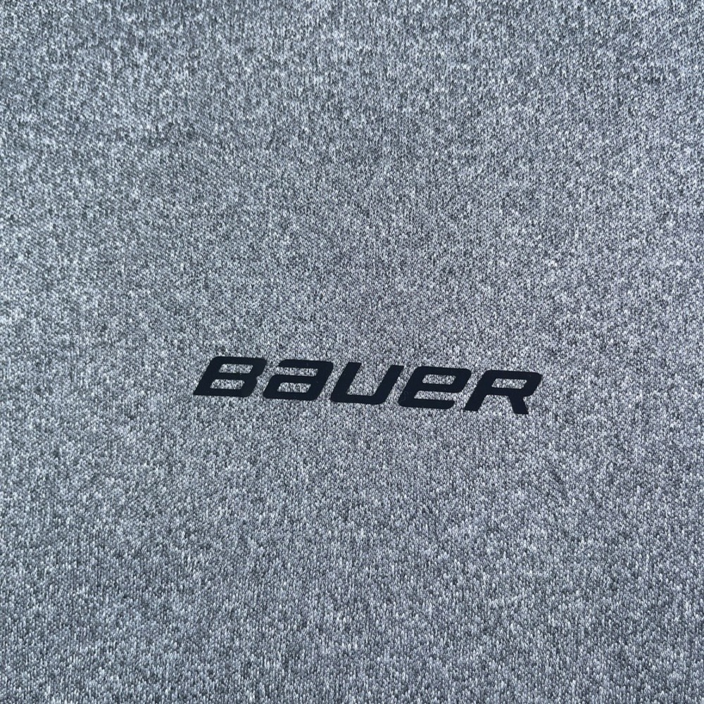 Bauer Hockey Shirt Womens XL Gray Training Short Sleeve Performance Tee - Picture 3 of 10